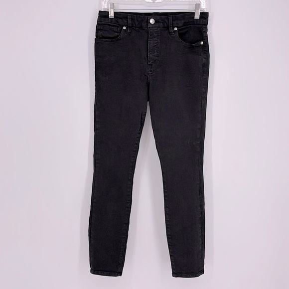 Good American Good Legs Skinny Jeans Women’s Size 8 in Black - Picture 3 of 12